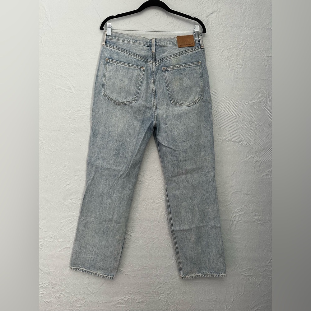 Denim Forum The Joni High Rise Loose 29L Light Wash Jeans - Picture 2 of 7